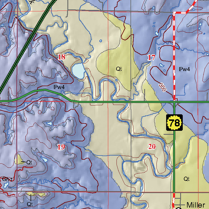 small geologic map