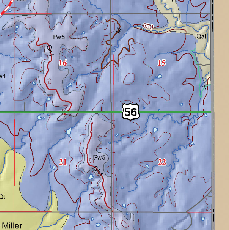 small geologic map