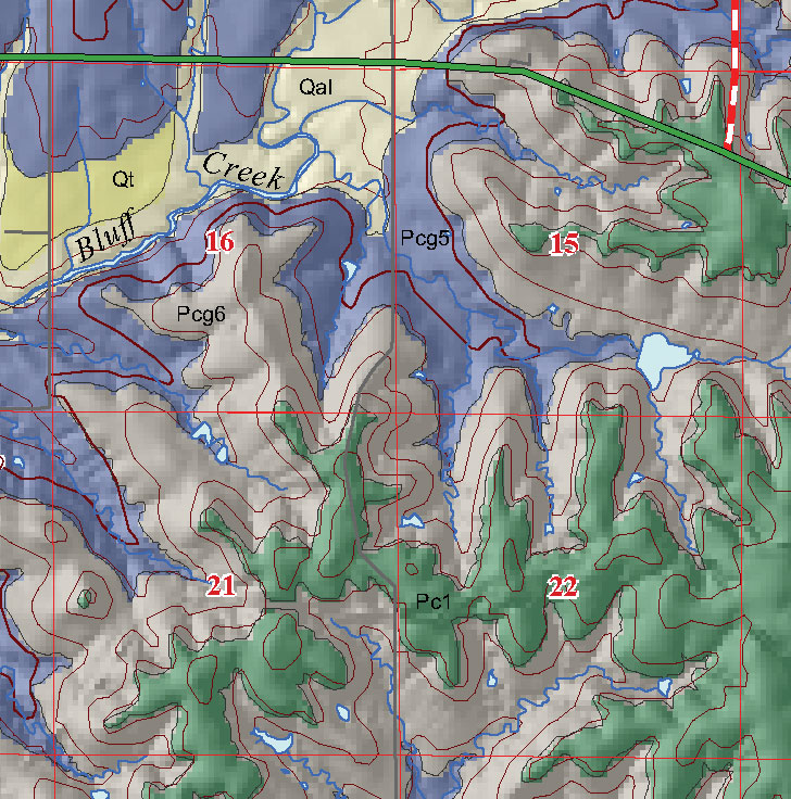 small geologic map