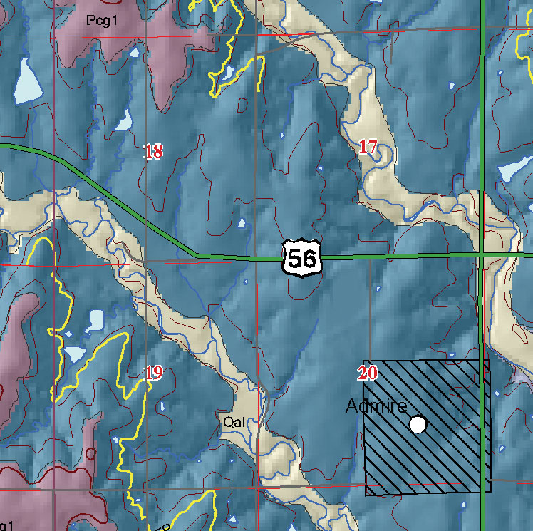 small geologic map