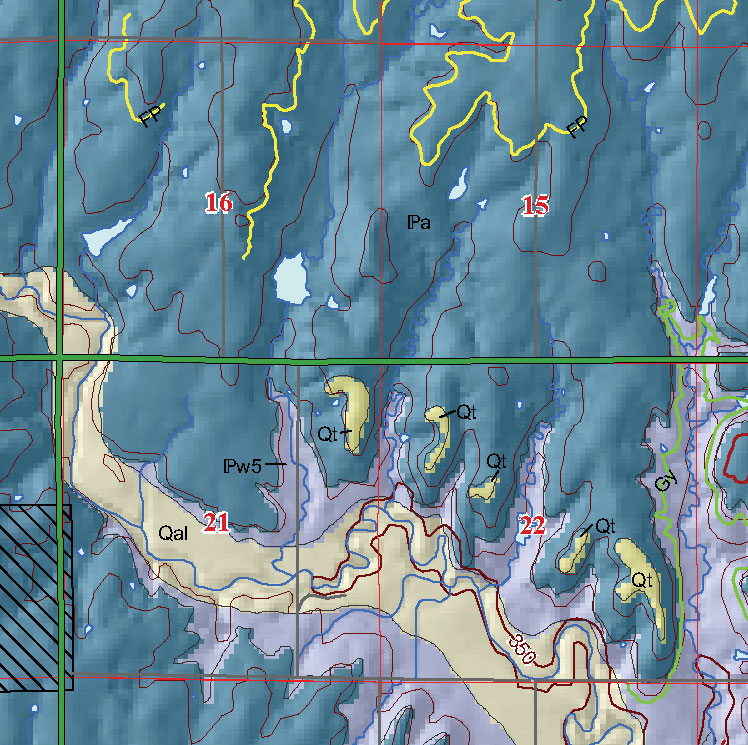 small geologic map