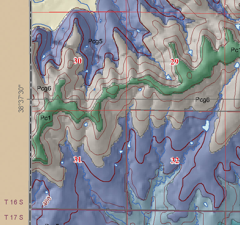 small geologic map