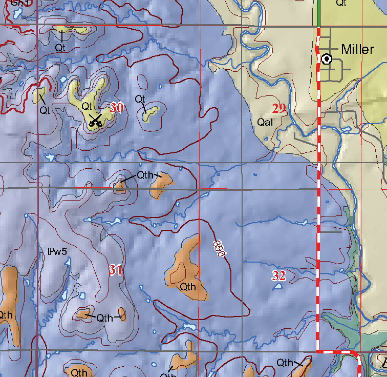 small geologic map