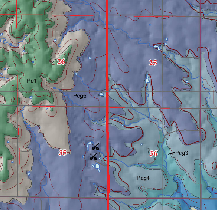 small geologic map