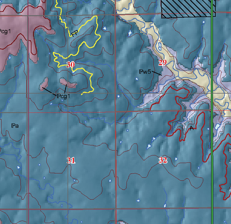 small geologic map