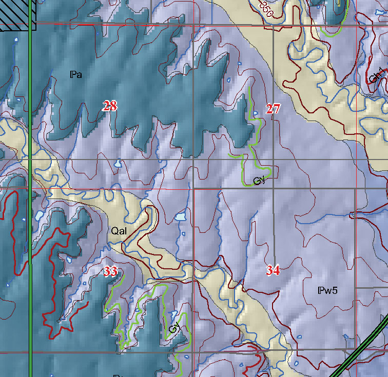 small geologic map