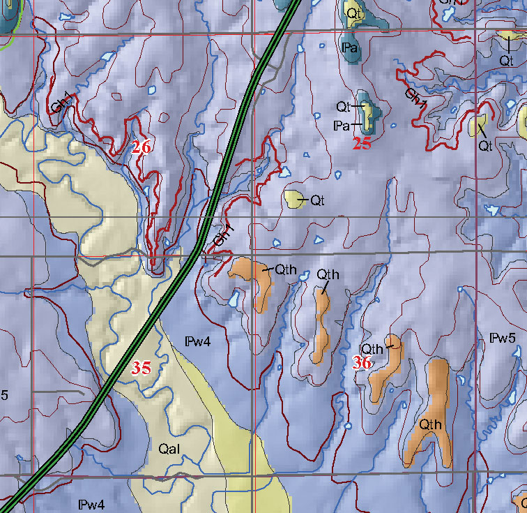 small geologic map