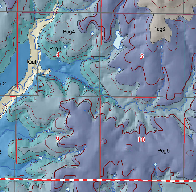 small geologic map