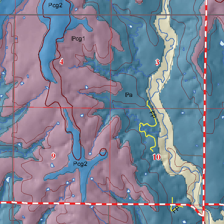 small geologic map