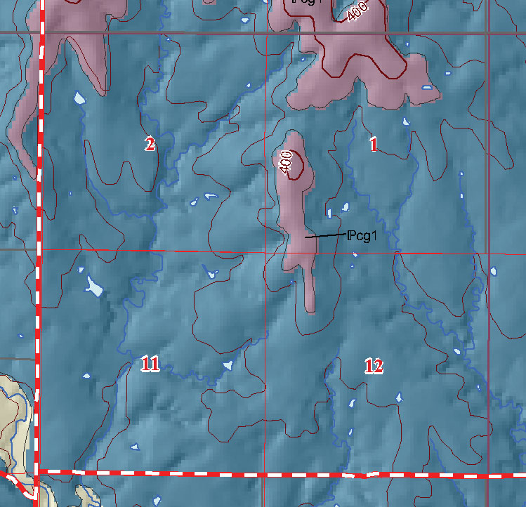 small geologic map