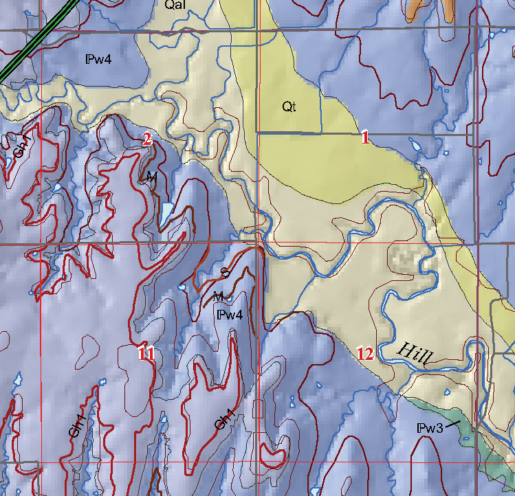 small geologic map