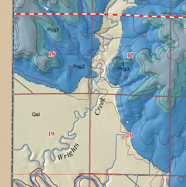 small geologic map