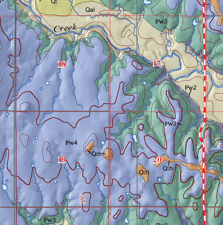 small geologic map