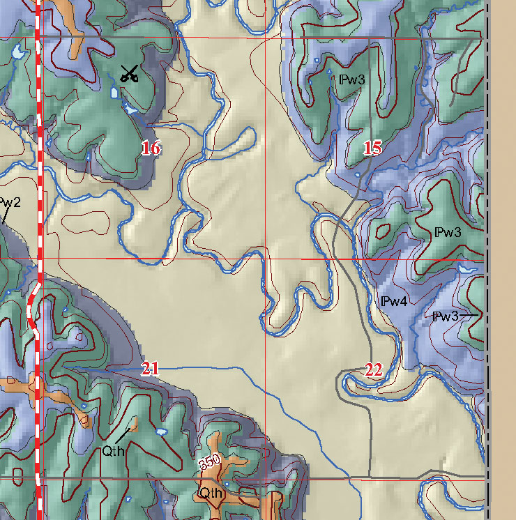 small geologic map