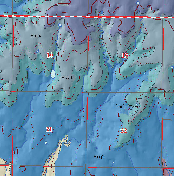 small geologic map