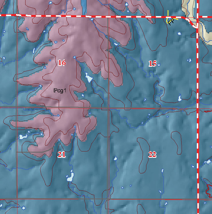 small geologic map