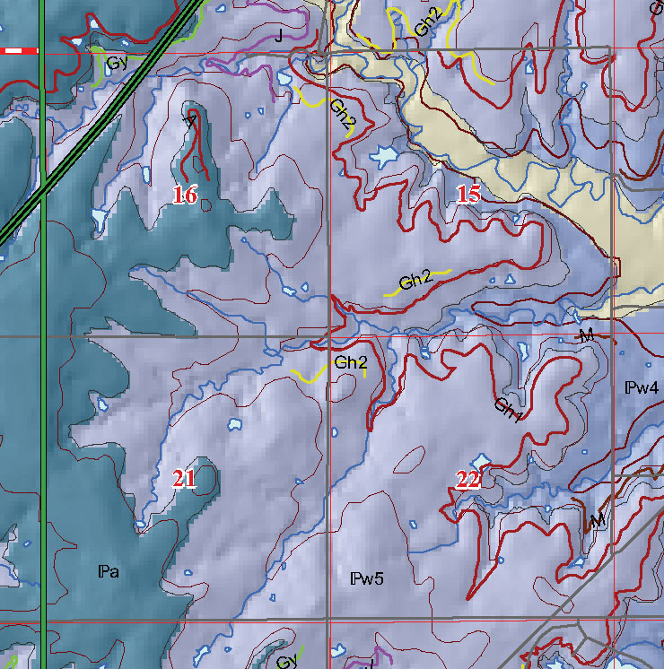 small geologic map