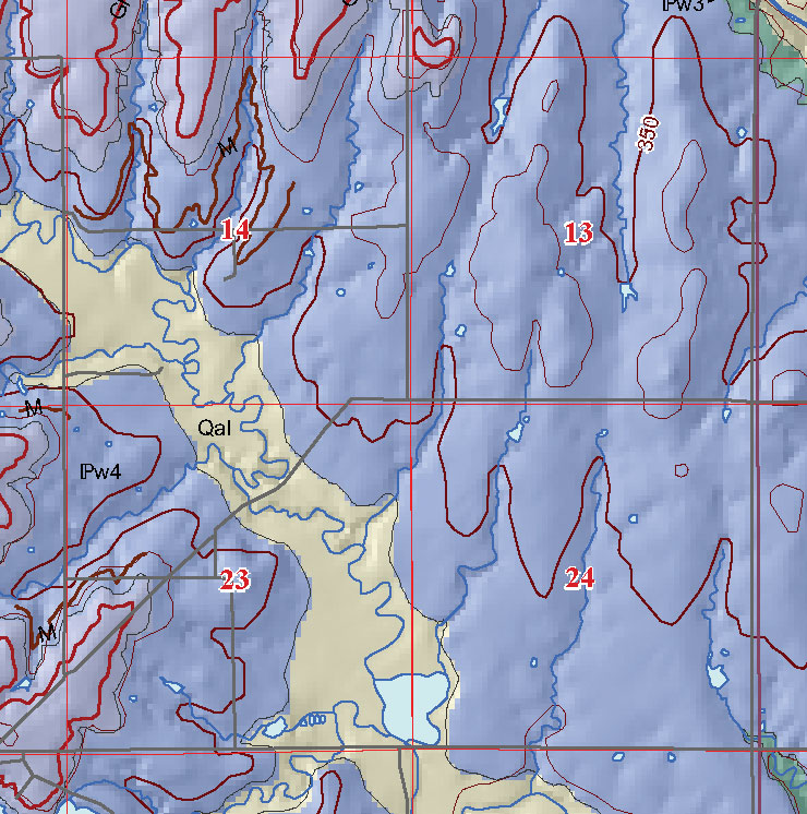 small geologic map