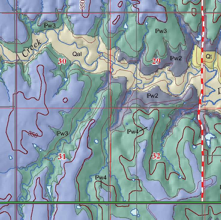 small geologic map