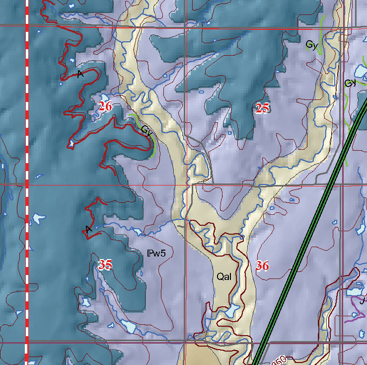 small geologic map