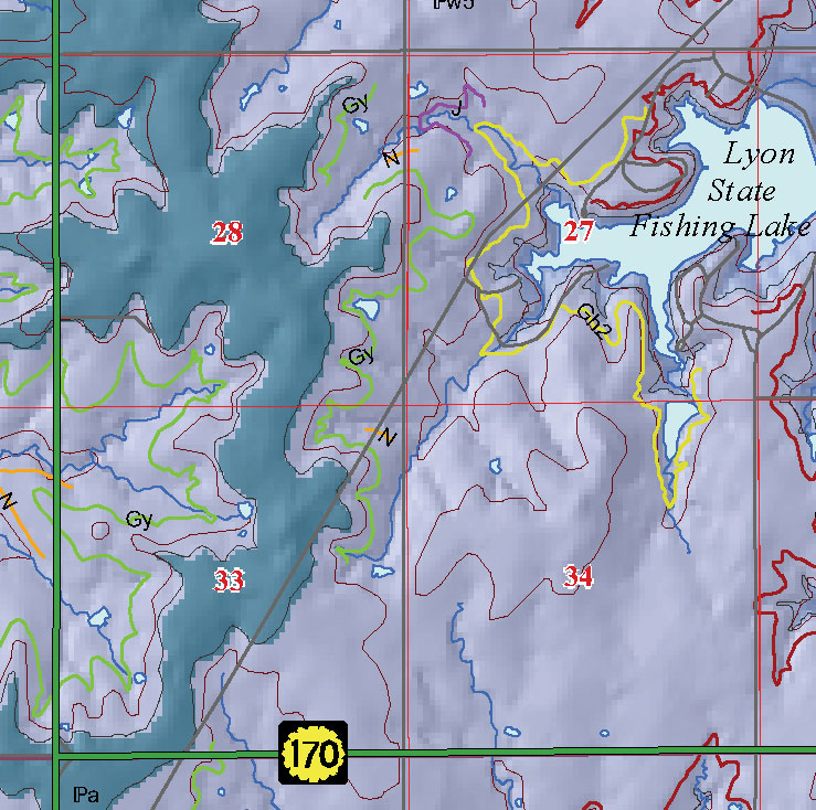 small geologic map