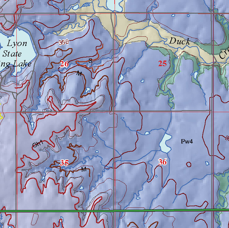 small geologic map