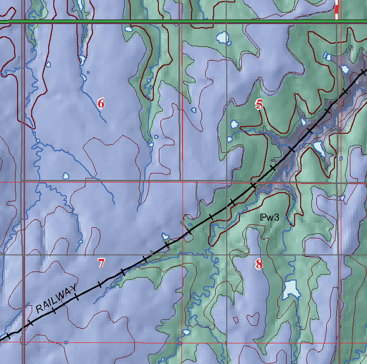 small geologic map