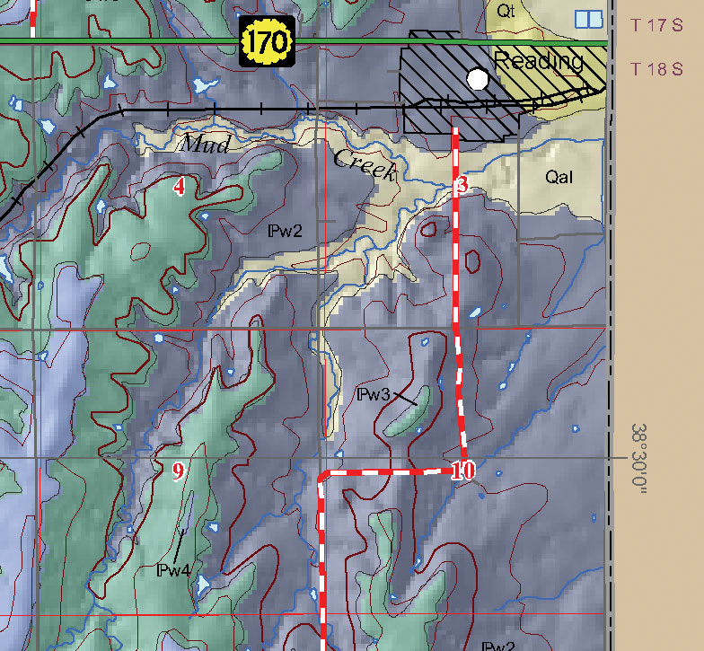 small geologic map