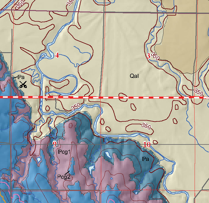 small geologic map