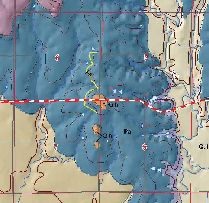 small geologic map