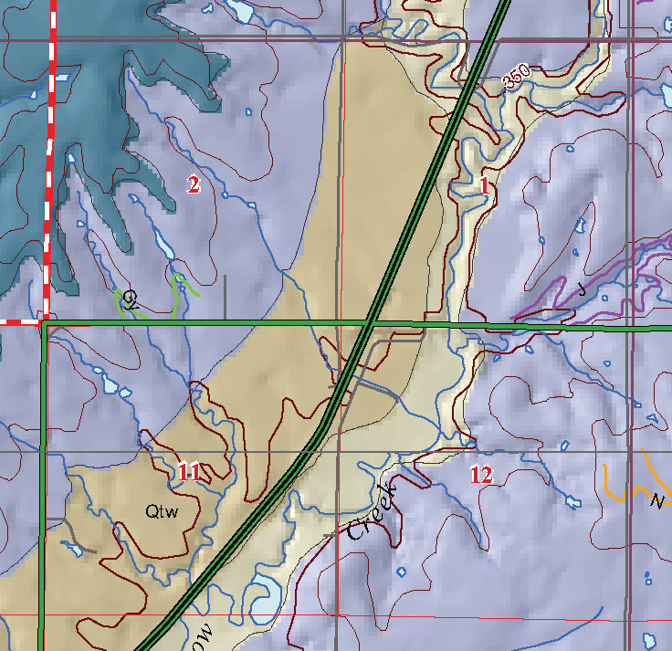 small geologic map