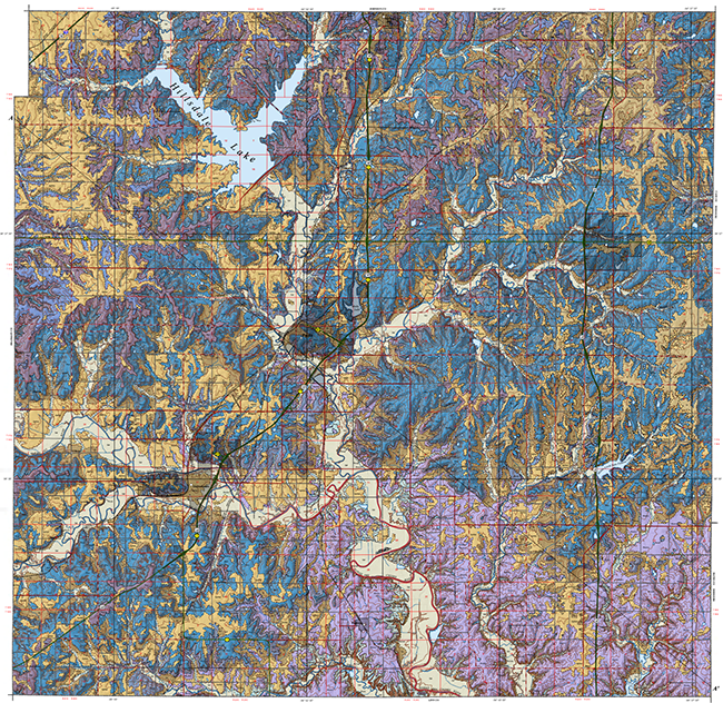 Miami county geologic map