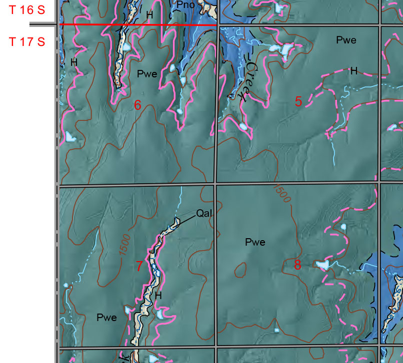 small geologic map