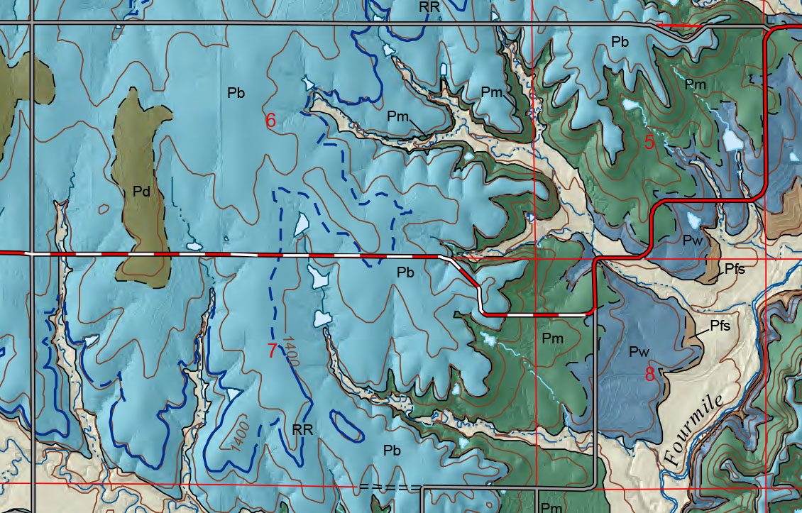 small geologic map