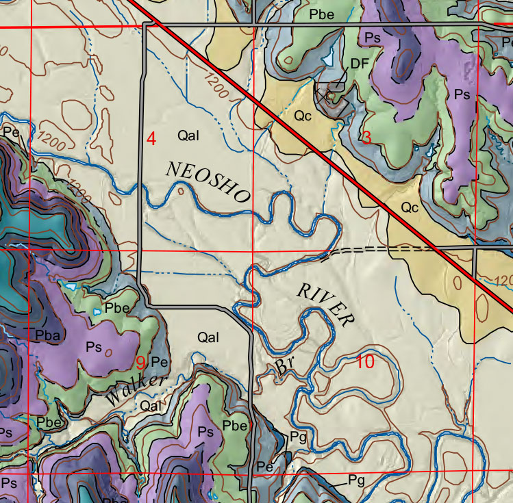 small geologic map