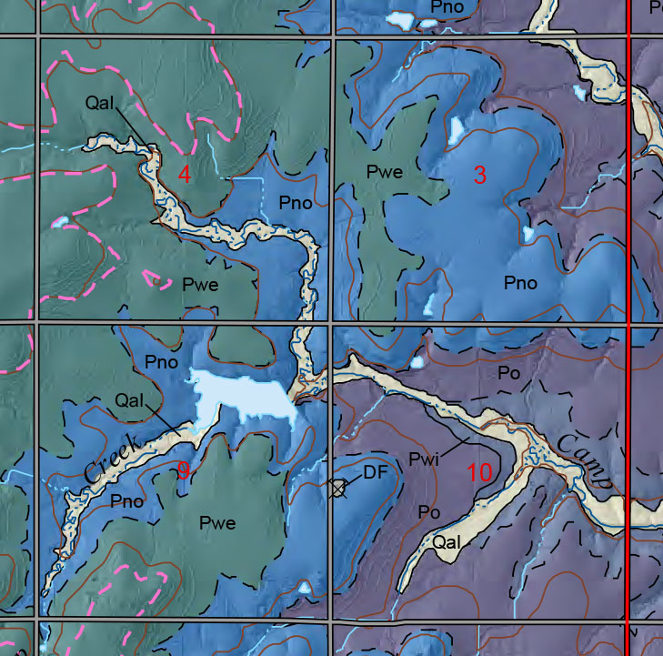 small geologic map