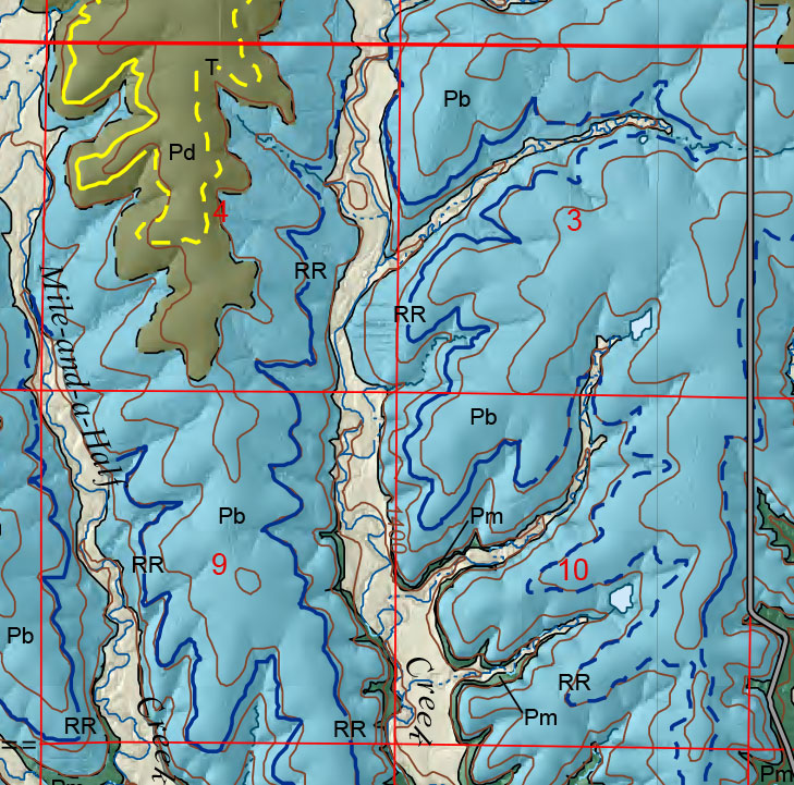 small geologic map