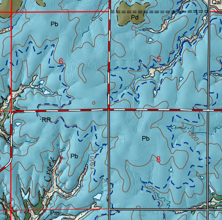 small geologic map