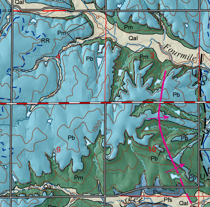 small geologic map