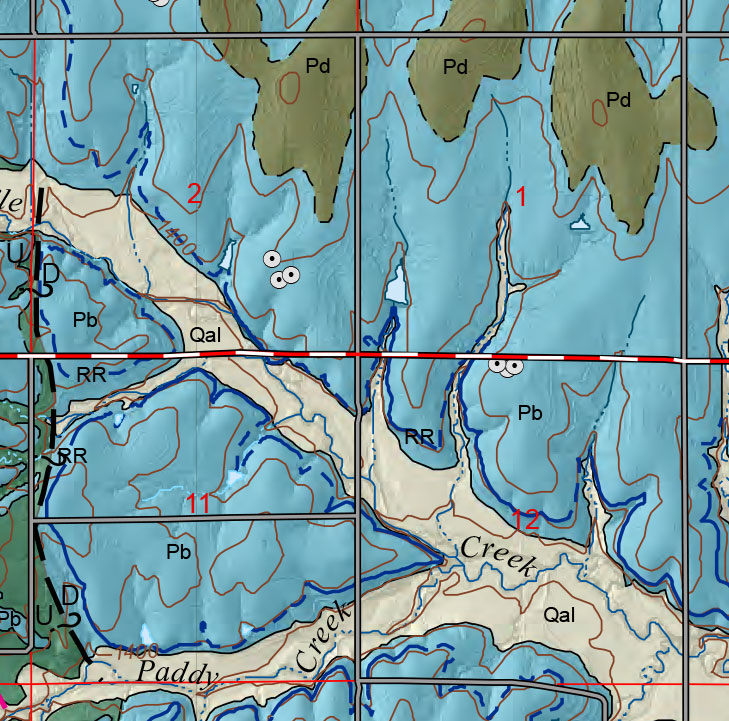 small geologic map