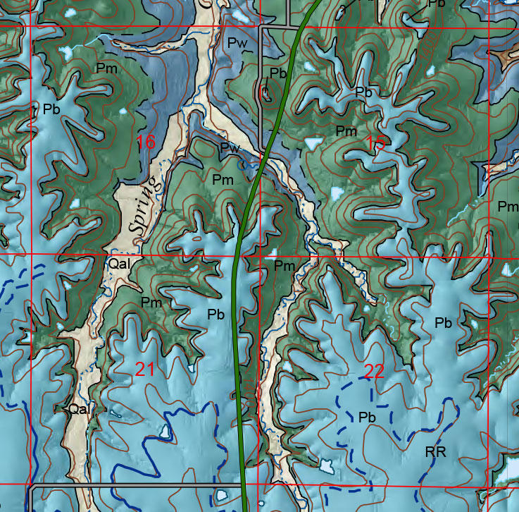 small geologic map