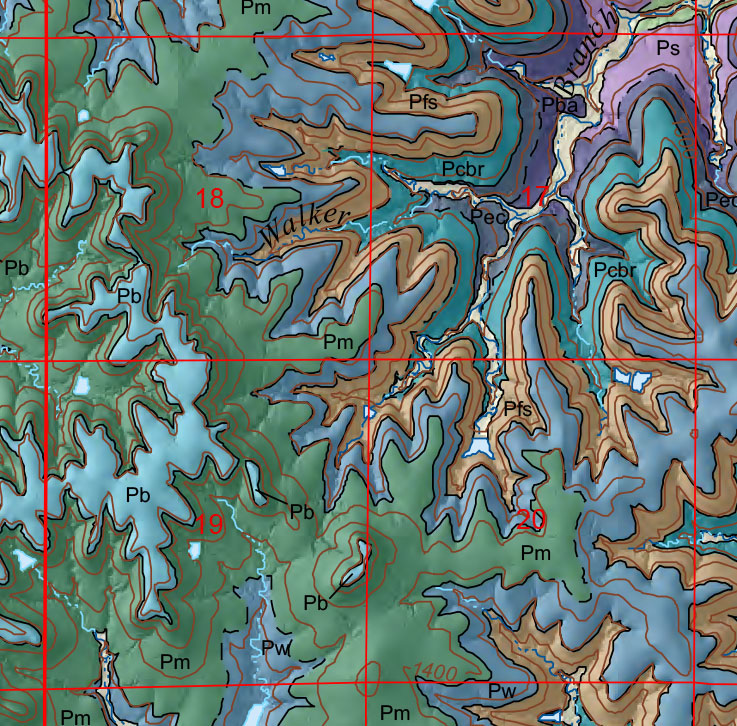 small geologic map