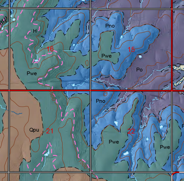 small geologic map