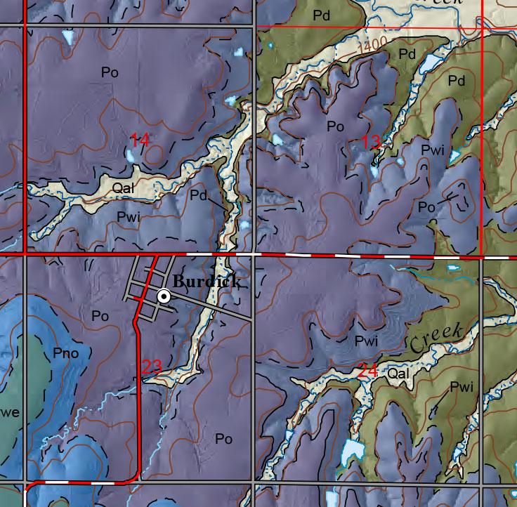 small geologic map