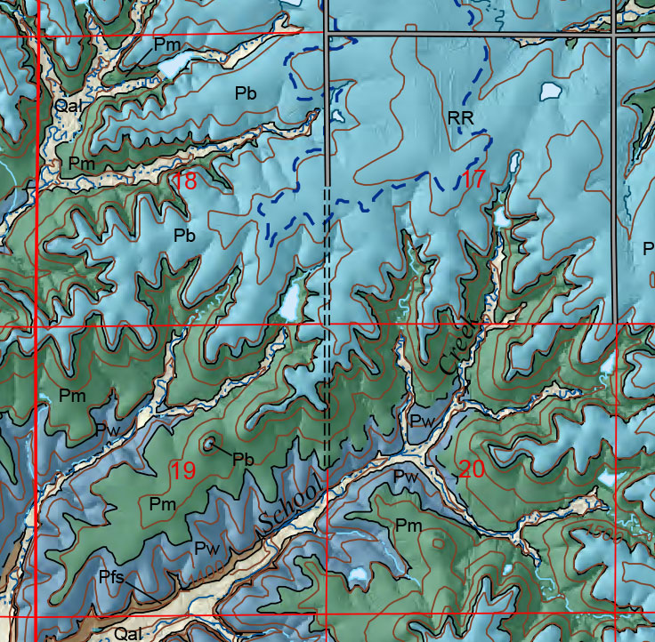 small geologic map