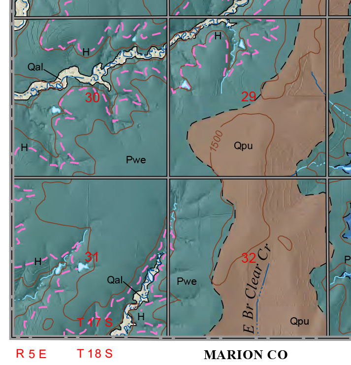 small geologic map