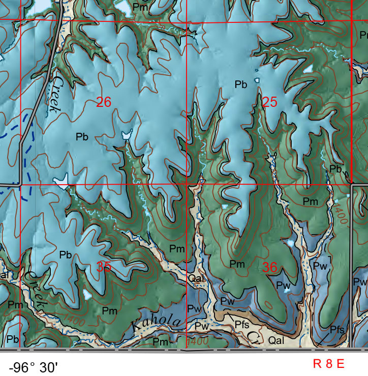 small geologic map