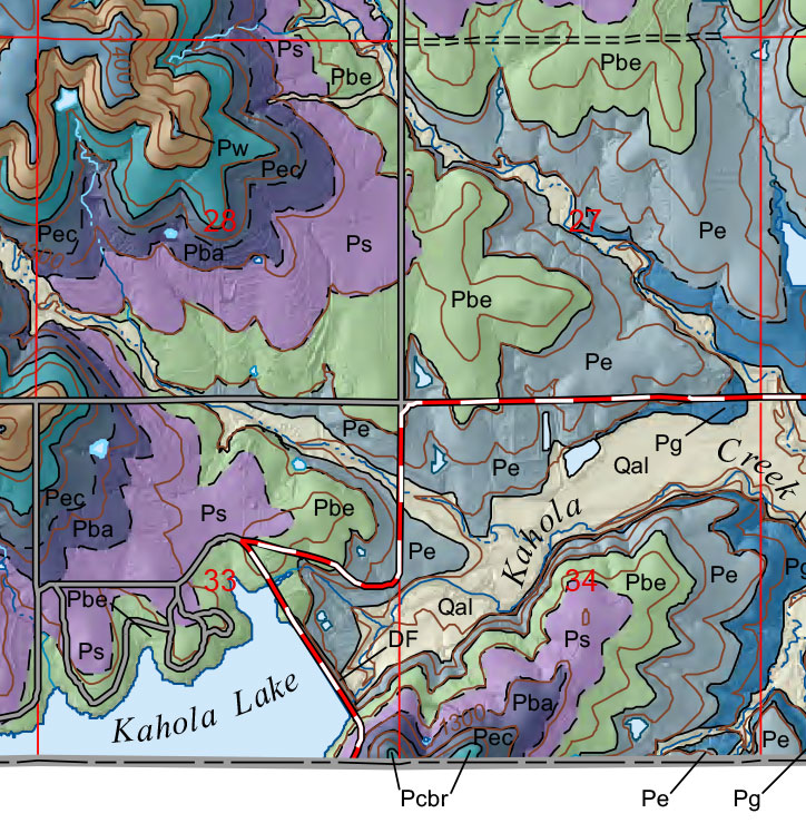 small geologic map