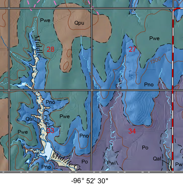 small geologic map