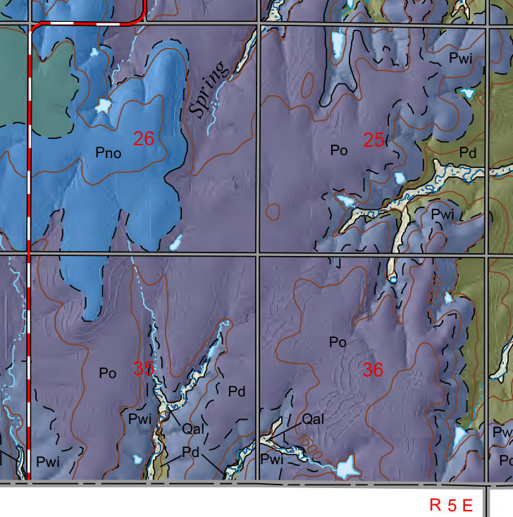 small geologic map